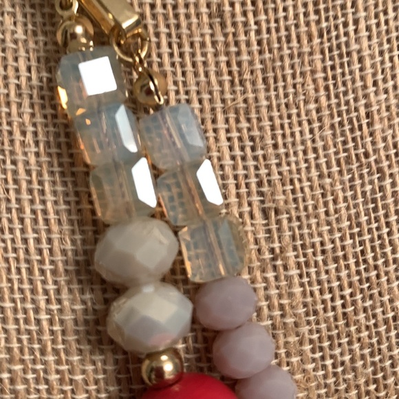 The Limited Gold Tone Necklace with Beads & Gems - Picture 5 of 9